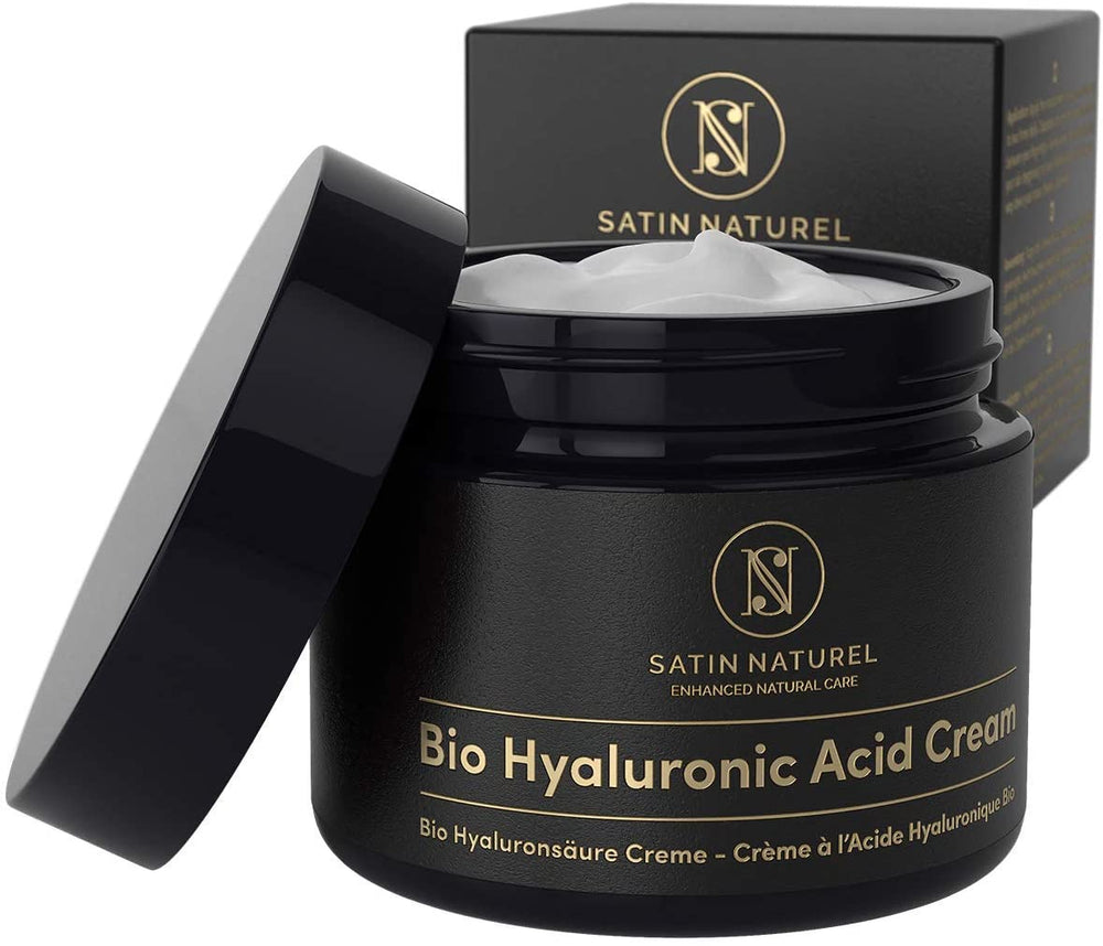 SatinNaturel™ : Crème Hydratante Visage BIO Acide Hyaluronique 50ml